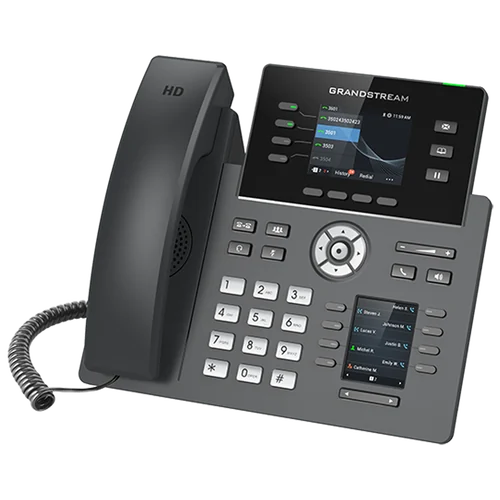 Grandstream GRP2614 IP phone angled view