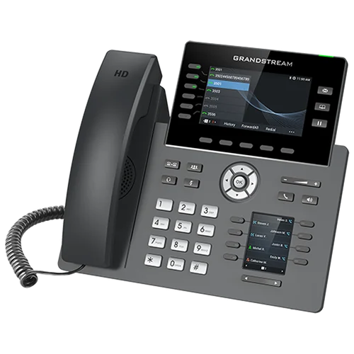 Grandstream GRP2616 IP phone angled view