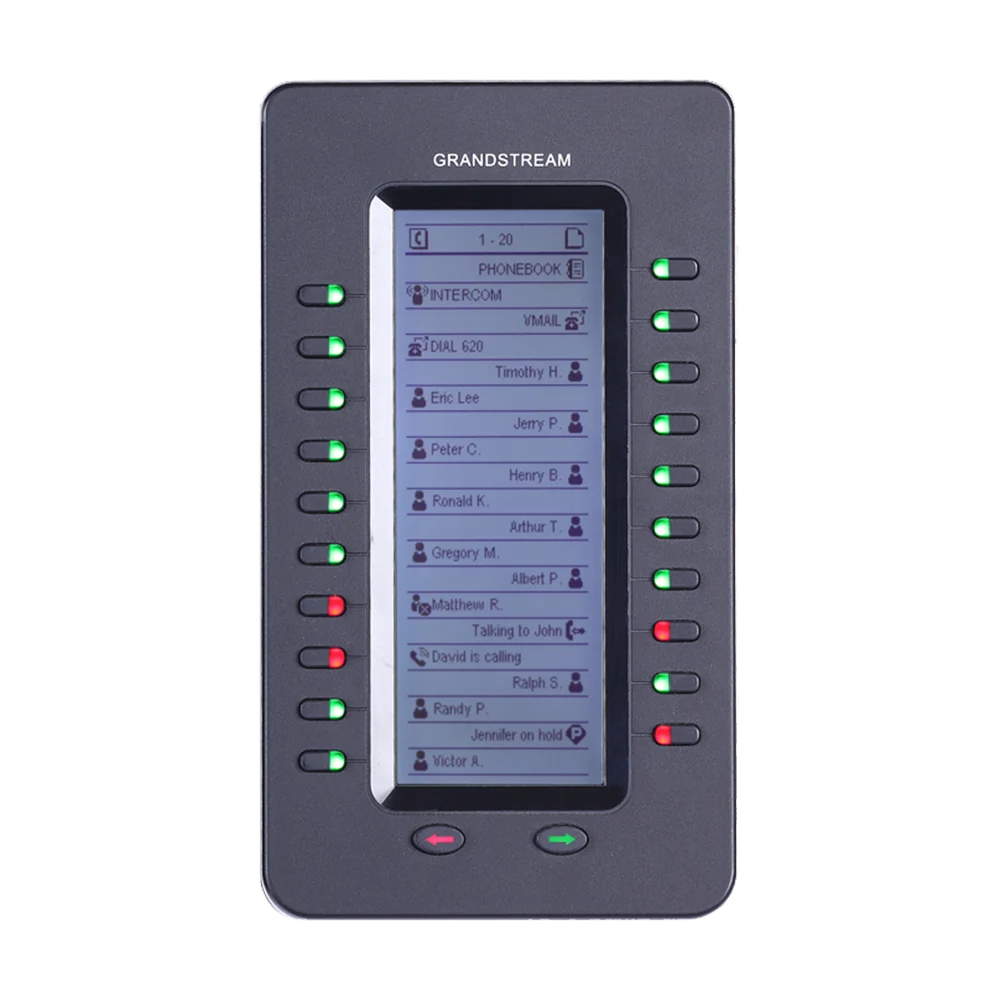 Grandstream GXP2200EXT expansion module front view