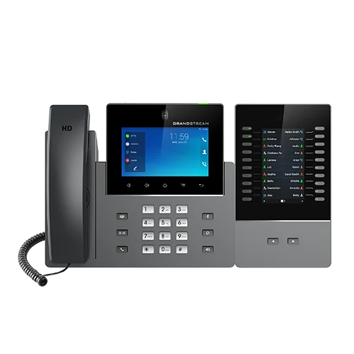 Grandstream GXV3450 video IP phone with GBX20 expansion module