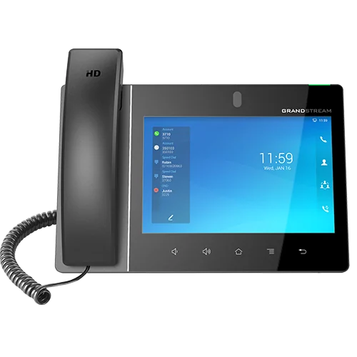 Grandstream GXV3480 video IP phone front view