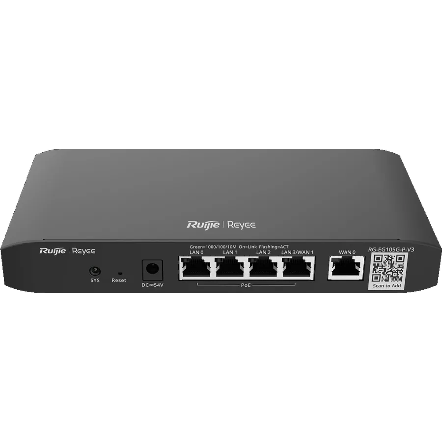 Ruijie RG-EG105G-P-V3 cloud-managed PoE gateway