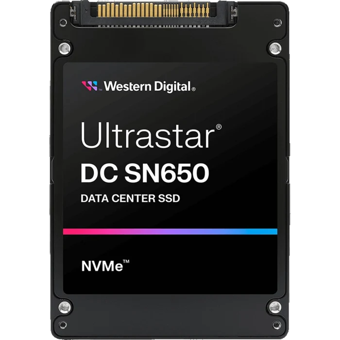 WD Ultrastar DC SN650 7.68TB enterprise NVMe SSD