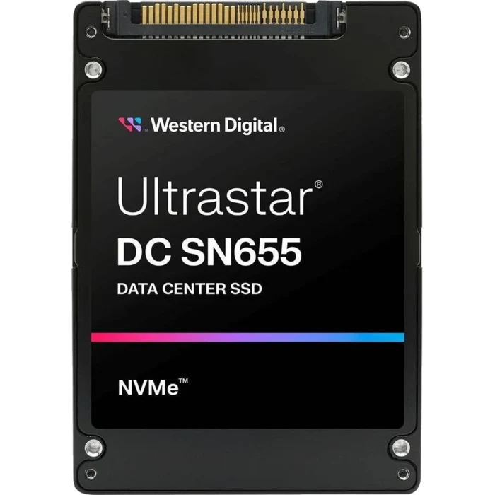 WD Ultrastar DC SN655 30.72TB enterprise NVMe SSD