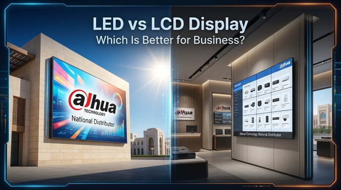 LED vs LCD commercial display comparison — buying guide for businesses in Oman by Elite Infotech