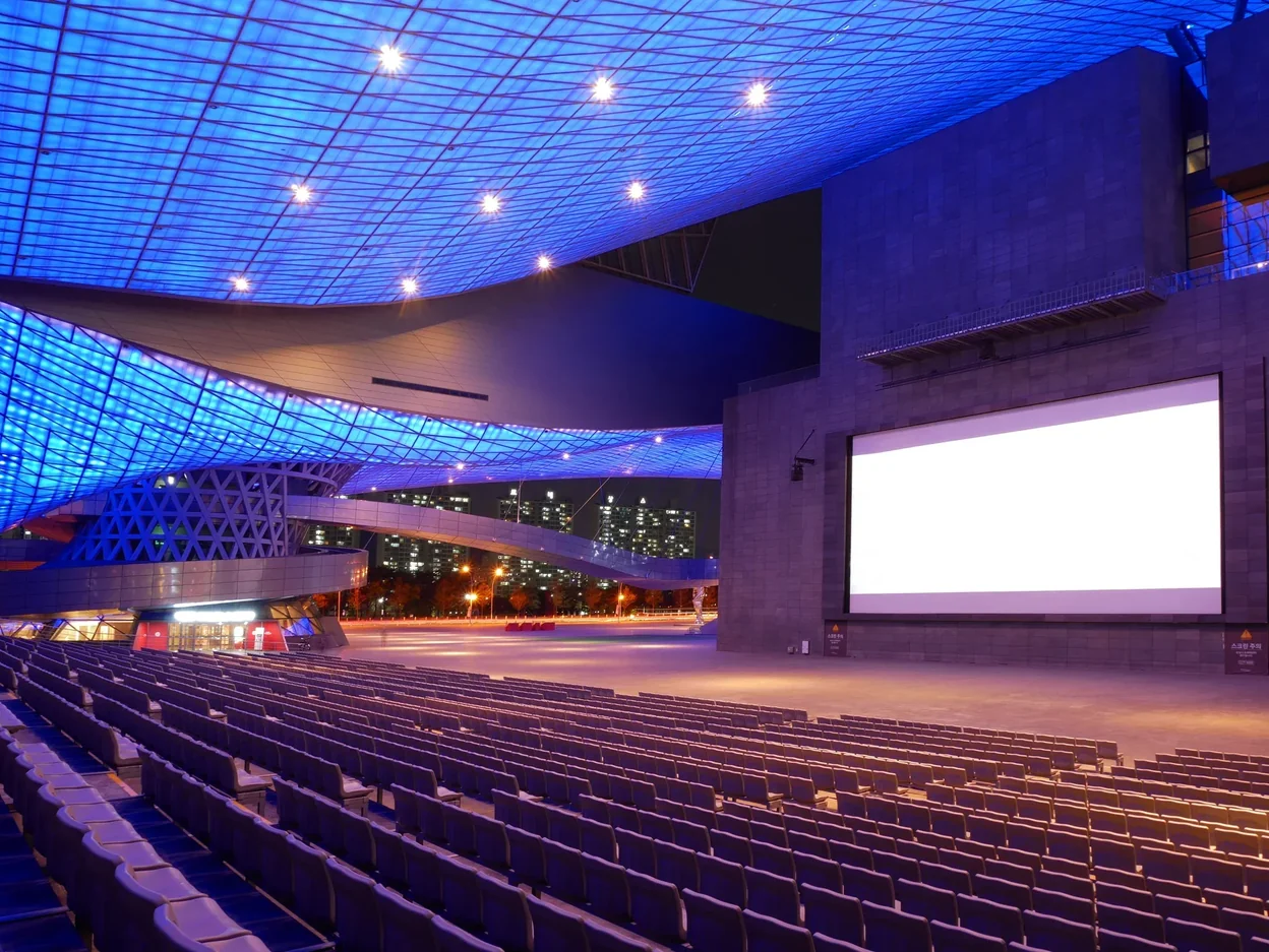 Auditorium stage LED display supplied by Elite Infotech in Oman