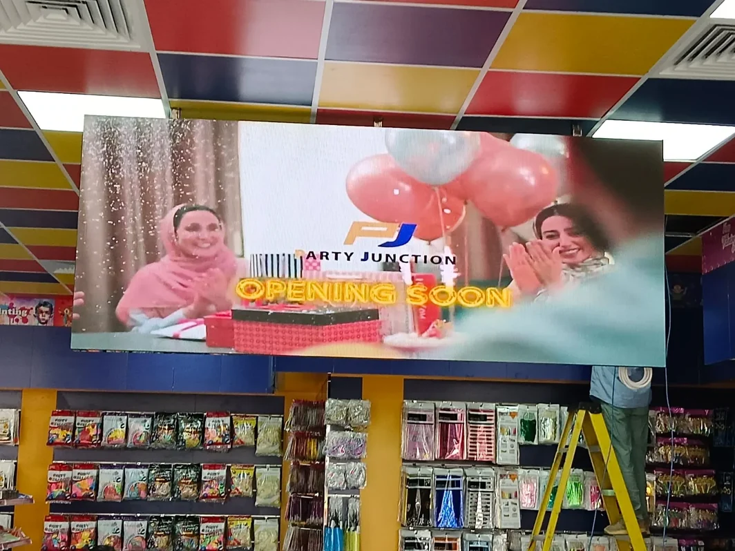 LED display project installation Oman