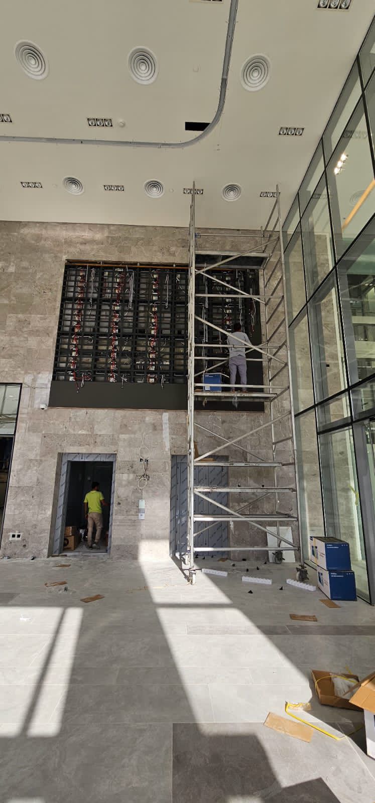LED video wall installation Oman