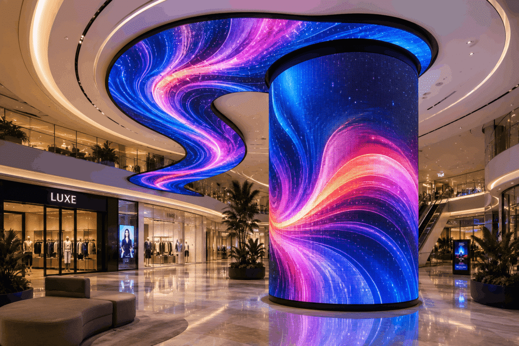 Flexible LED Screen Saudi Arabia Unlock Creative Display Possibilities for Your Brand