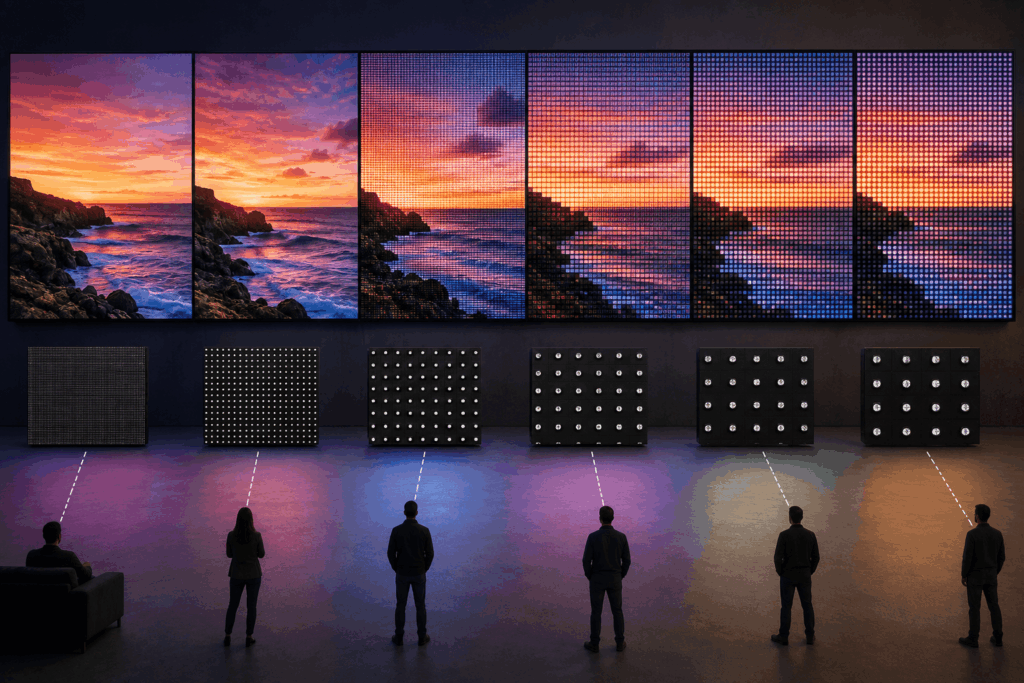 LED Screen Pixel Pitch Explained: P1.5 to P10
