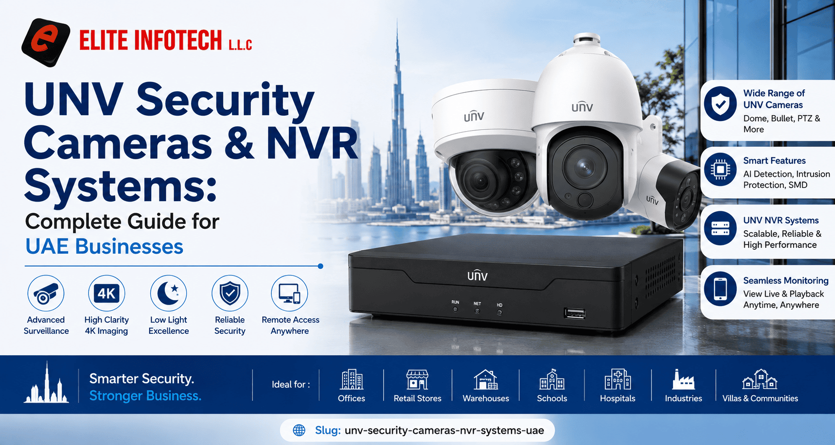 UNV Security Cameras & NVR Systems